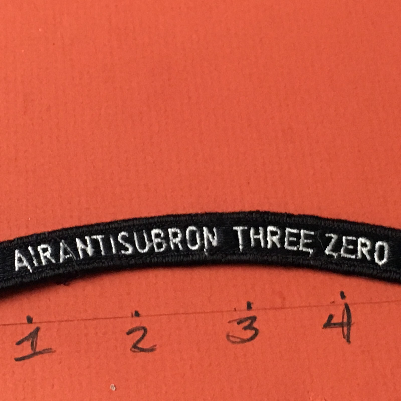 US NAVY SHOULDER STRIP TAB rocker Patch 12/28/22 Airantisubron Three Zero