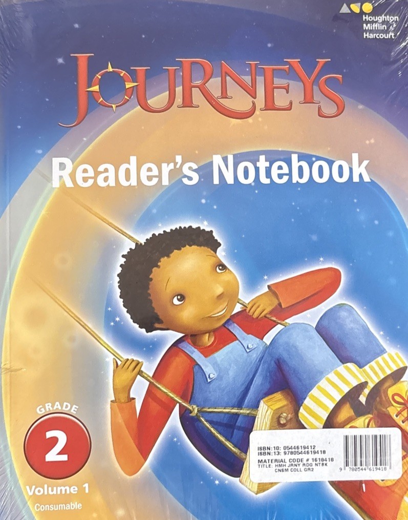 Journeys Grade 2 Reader's Notebook Consumable 2 book set HMH New!