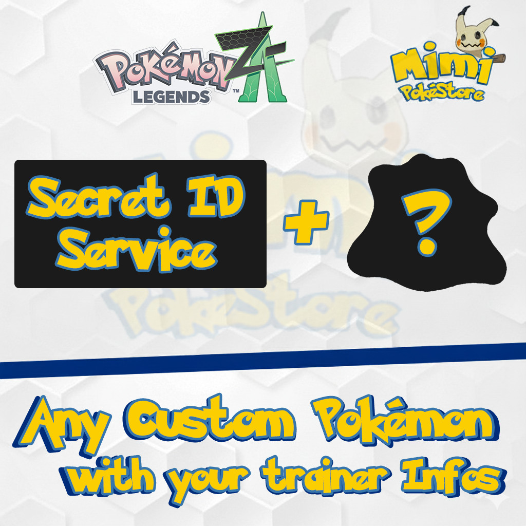Secret ID SID Pokémon Legends Z-A + CUSTOM POKEMON FOR LEGENDS ZA