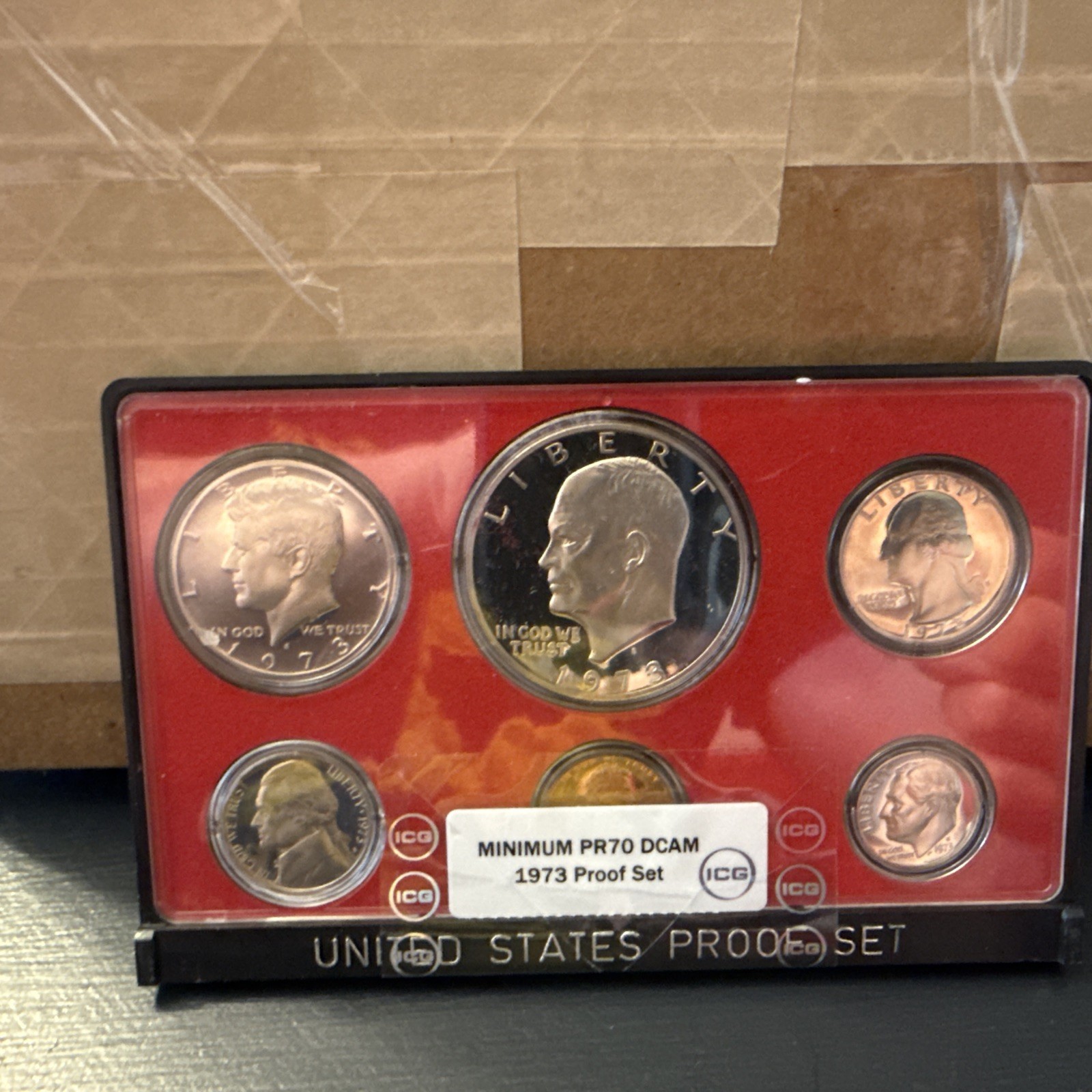 Graded and Rare! 1973-S United States Proof Set ICG PR70 DCAM San Fran. Coins