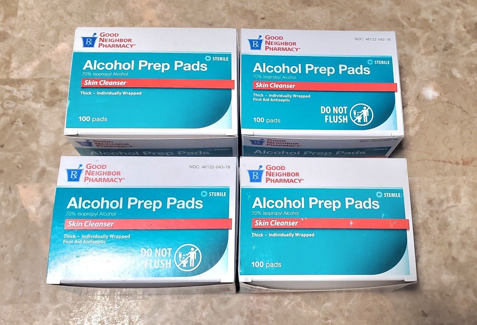 GNP Alcohol Prep Pads, 400  Count