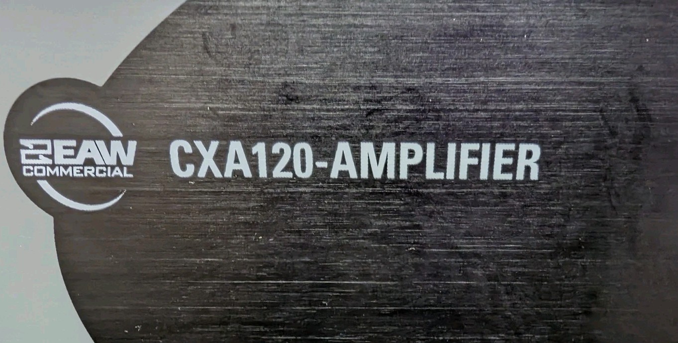 EAW CXA120 Commercial Amplifier w/ Power Cord.