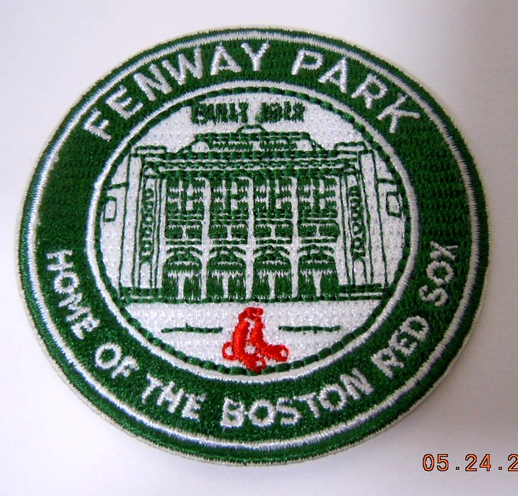 BOSTON RED SOX-FENWAY PARK Embroidered Iron-On Patch 2 1/2"