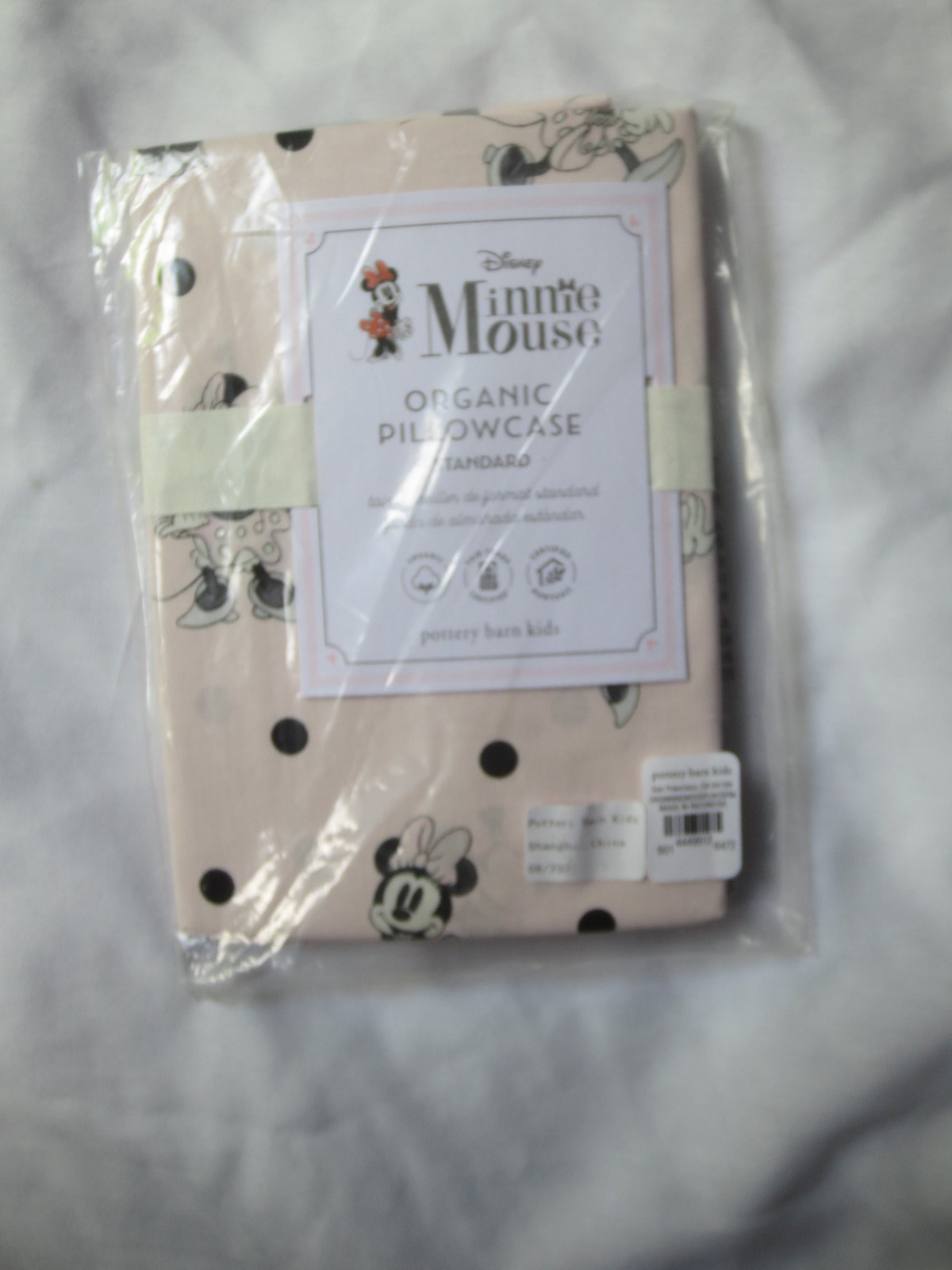 POTTERY BARN/DISNEY MINNIEMOUSE PILLOWCASE PINK NIP MINNIE ONLY