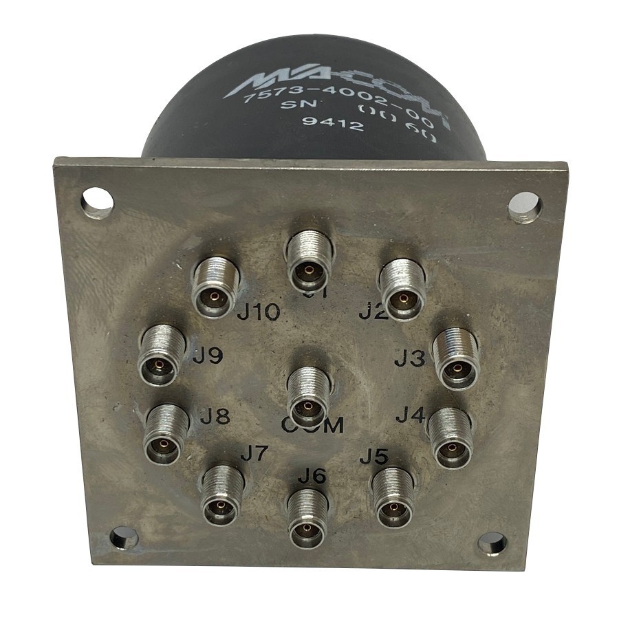 7573-4002-00 Macom Coaxial Switch SP10T DC-18GHZ 5V 10 Way SMA(f)