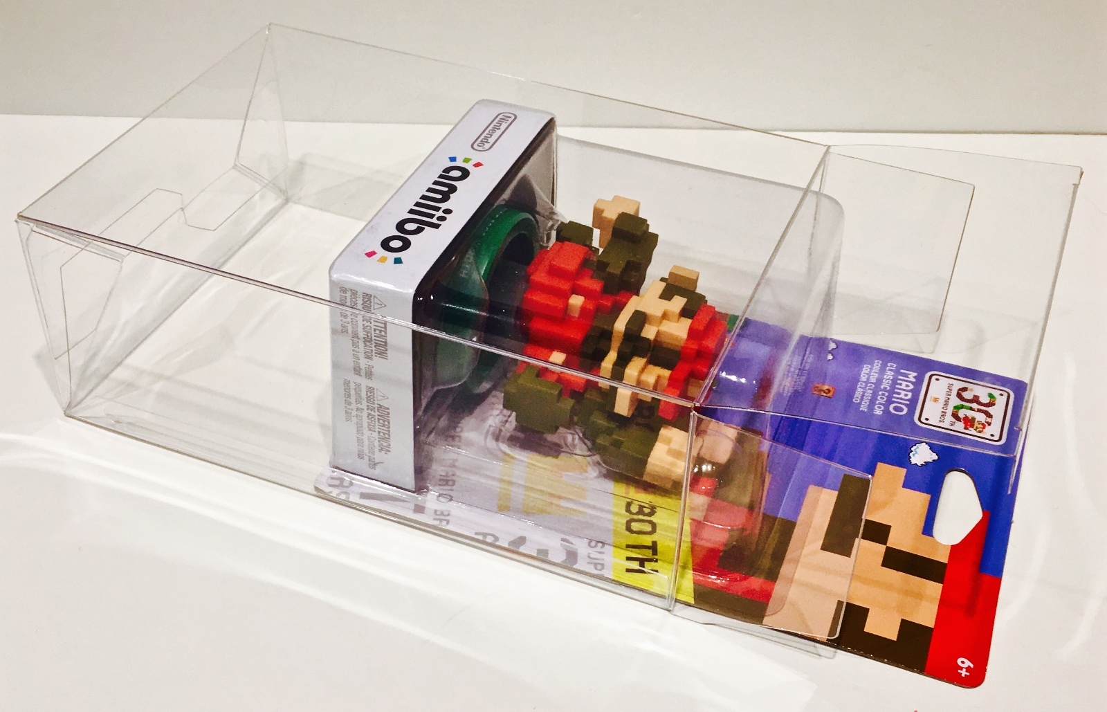 2PC Clear Box Protectors Display Cases For NINTENDO AMIIBO NEW SMALL SIZE ONLY!
