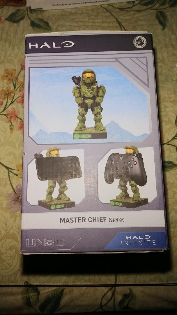 Halo Infinite Master Chief TARGET EXCLUSIVE Phone Controller Holder base lightup