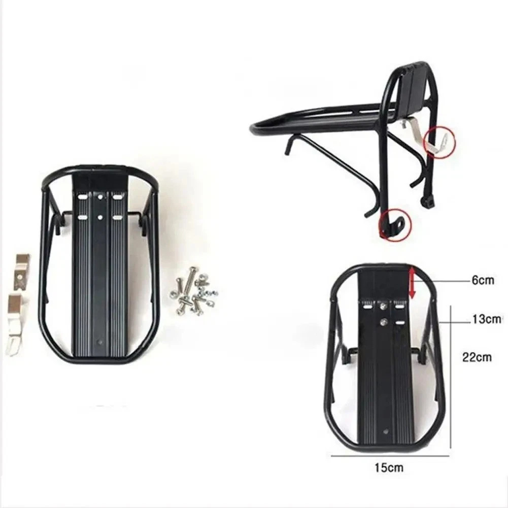 Aluminum Alloy Mtb Road Bike Front Rack - Bicycle Carrier Panniers Luggage Shelf