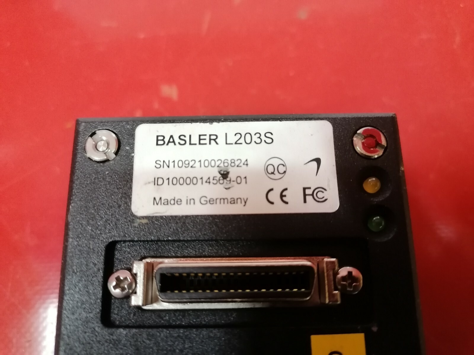 Basler Camera L203S Di:1000014569-01 Used