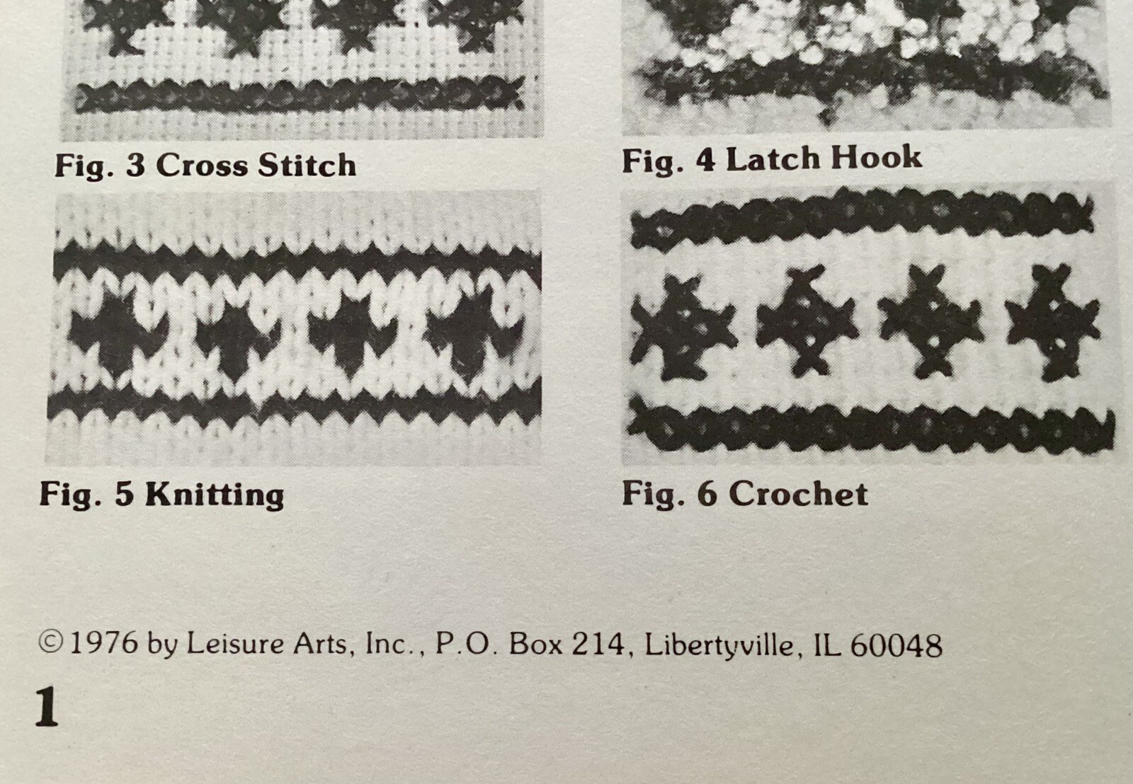 LEISURE ARTS #89, CHARTED CREATURES-Bette Elovitz, Needlework Projects, 1976