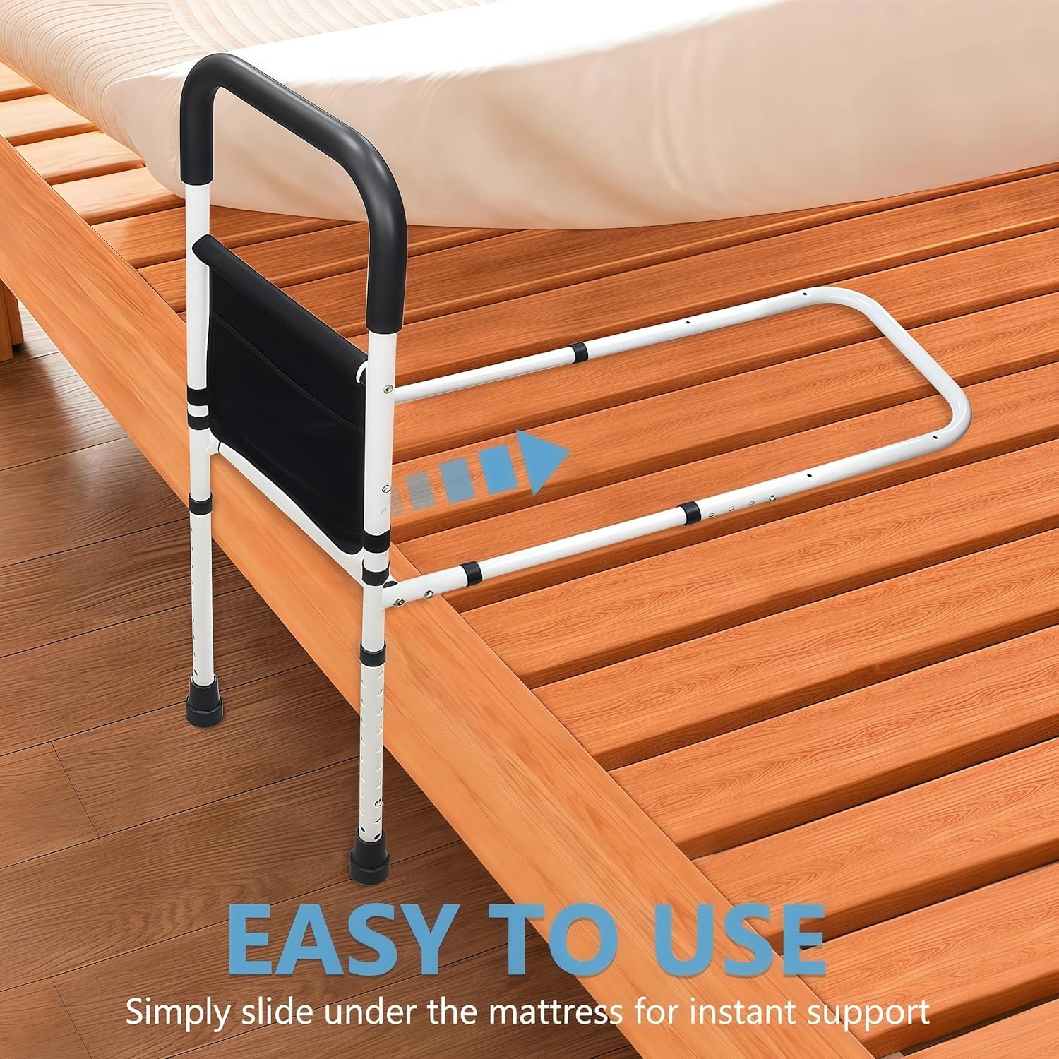 Bed Rails for Elderly Adults Safety, universal, Scalable Base-without Light