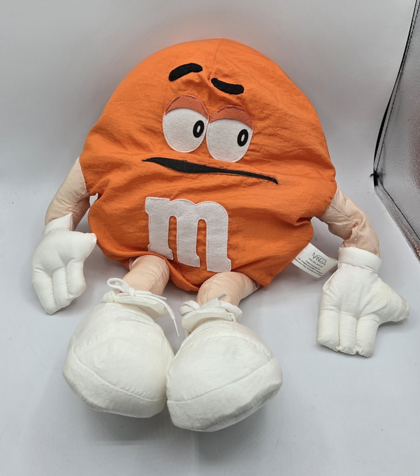 Orange M&M Plush Nanco 2001