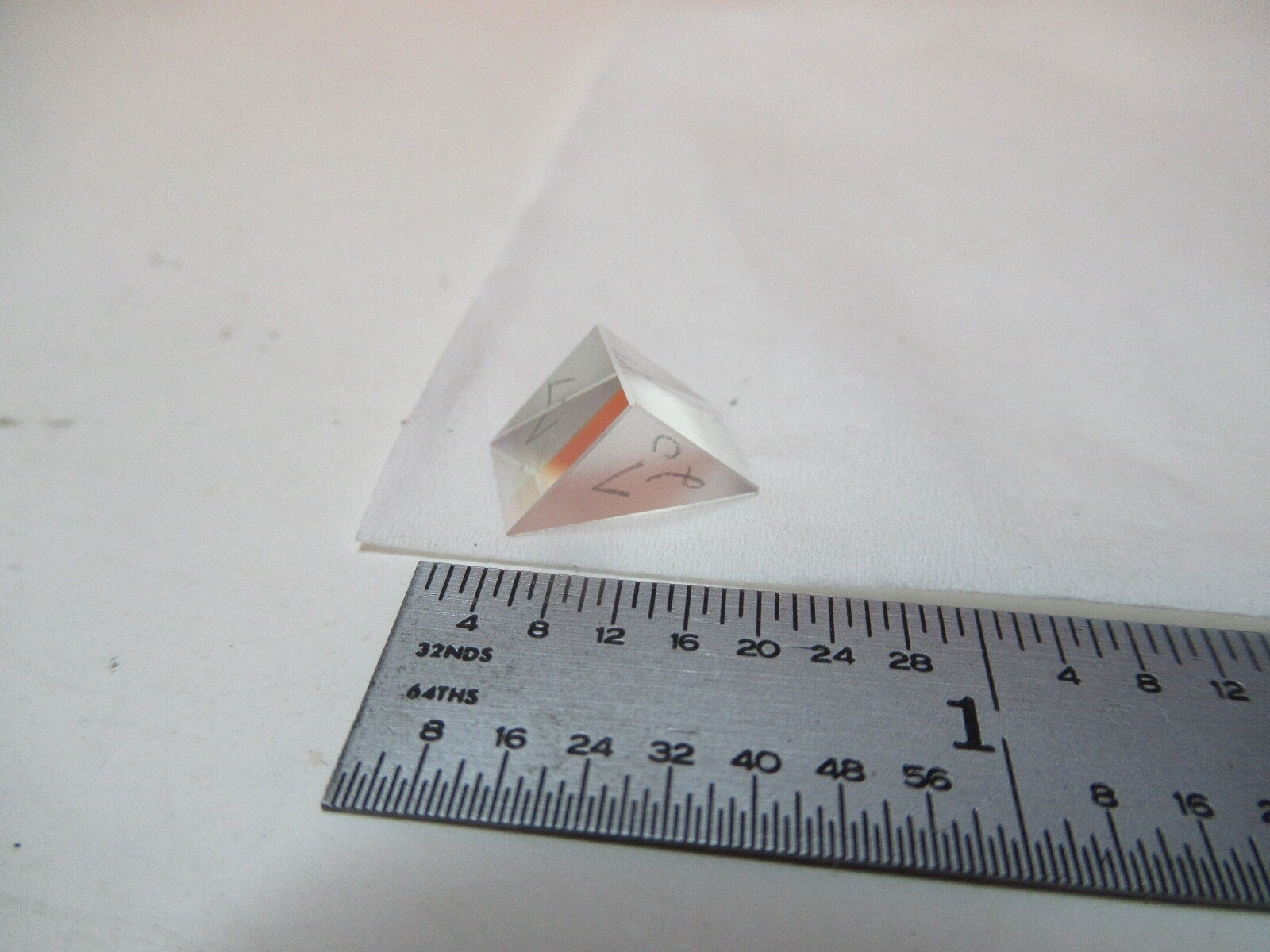 OPTICAL GLASS PRISM MIL SPEC OPTICS AS PICTURED &FT-5-67