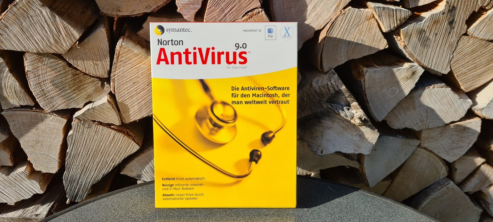 NORTON ANTIVIRUS 9.0 SYMANTEC MAC MACINTOSH SOFTWARE PC COMPUTER MAC APPLE