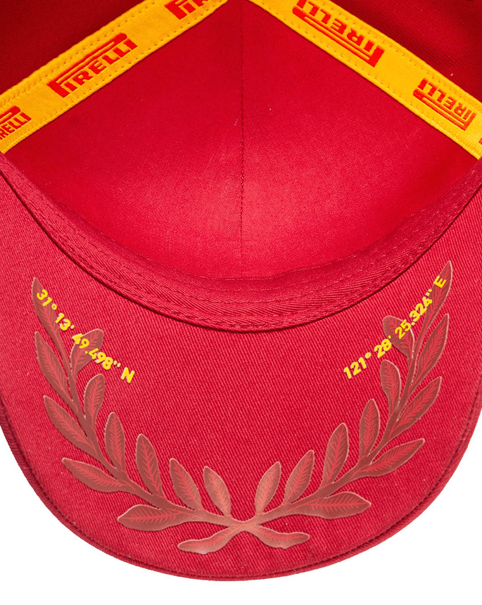 Pirelli F1 Racing Men's Casual Outdoor Sports Baseball Cap Adjustable Red
