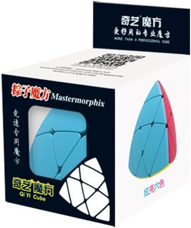 Mastermorphix Stickerless 3X3 Magic Cube Mastermorphix Master Pyramorphix Puzzle