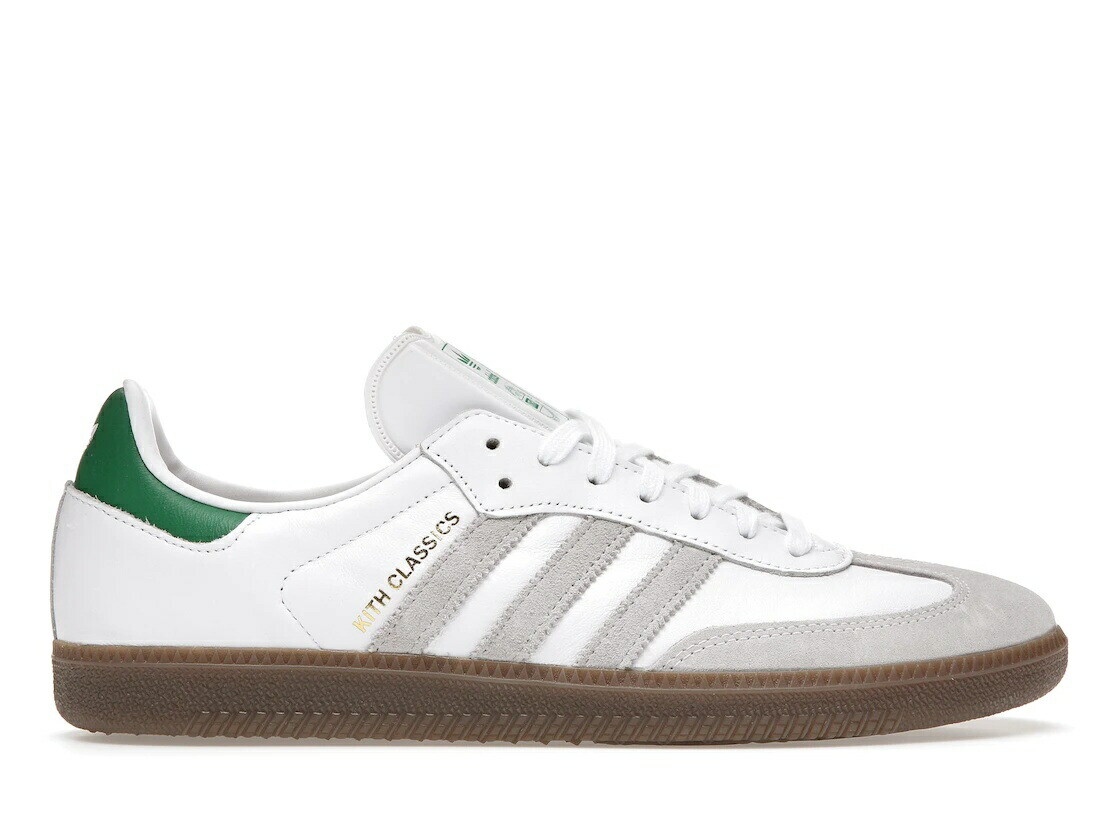 KITH x adidas Originals Samba OG White Green FX5398 Men's Size