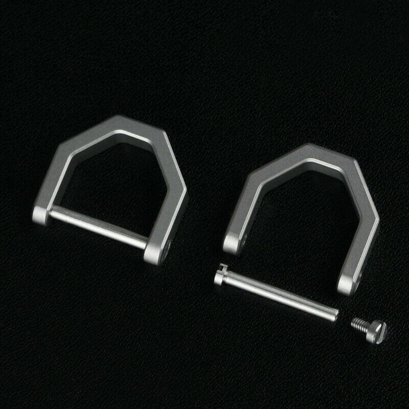 New EDC Type D Buckle Titanium Alloy Porable Car Keychain Horseshoe Buckle Gifts