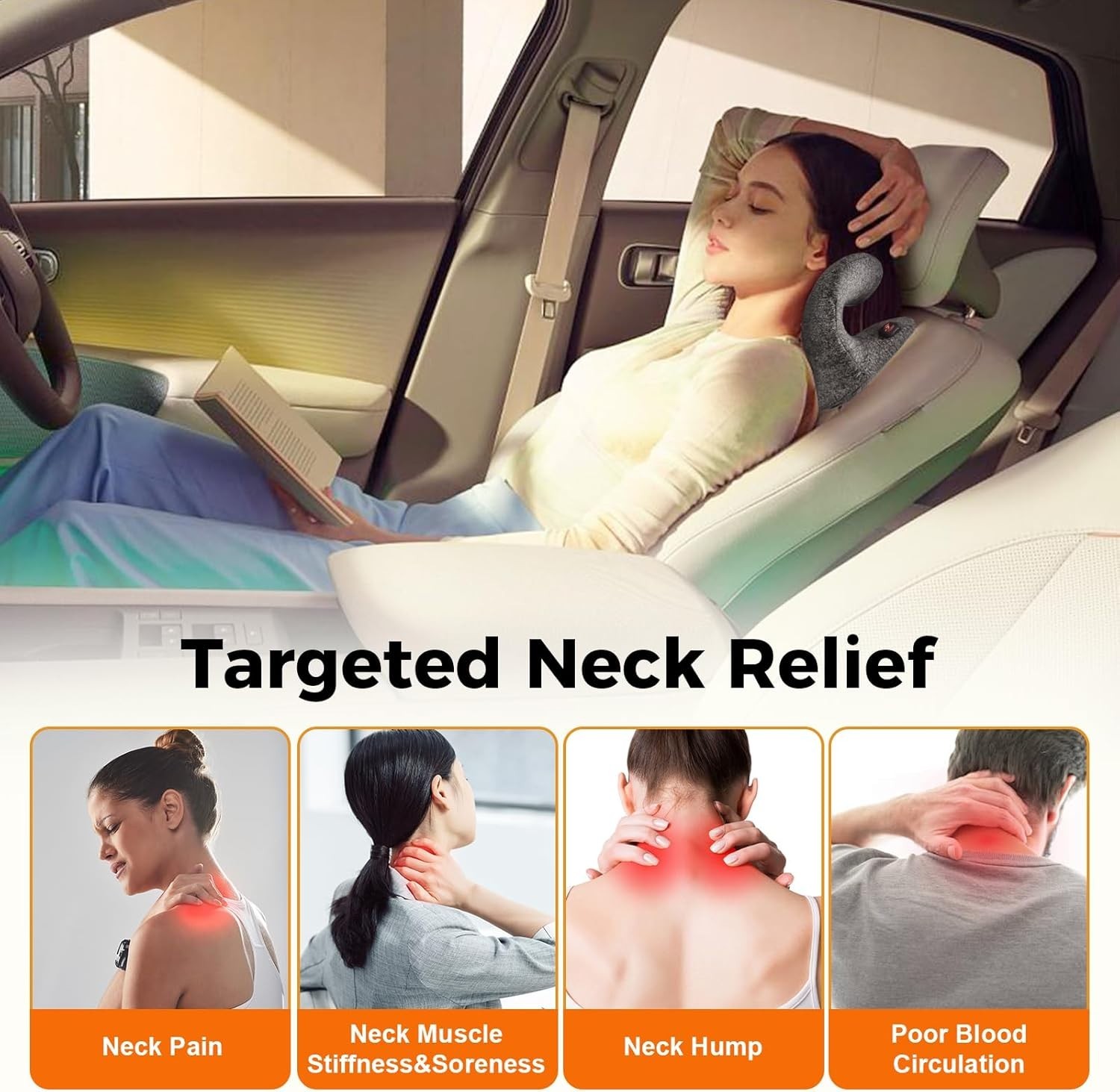 Neck Hump Corrector Cervical Traction Pillow for Pain Relief and Relaxation