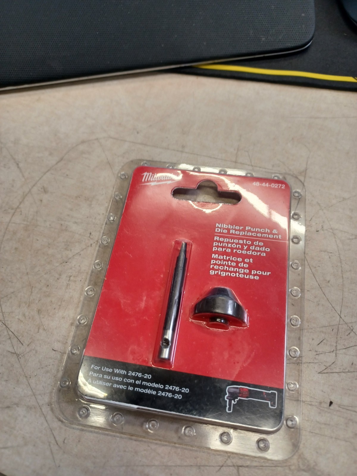 Milwaukee 48-44-0272 | Tool Punch And Die Set For M12 Fuel 16 Gauge Nibbler