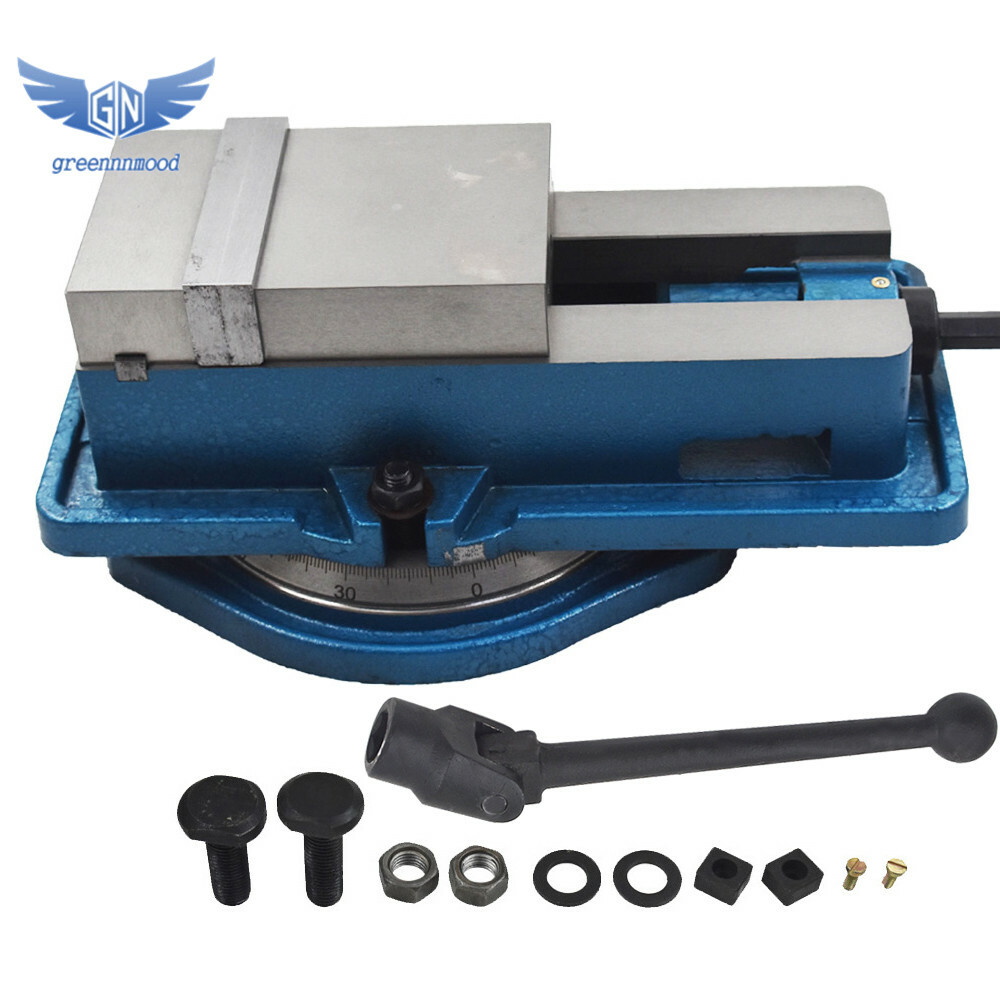 4'' Lockdown Vise Precision CNC Milling Machine Bench Clamp Vice With Base