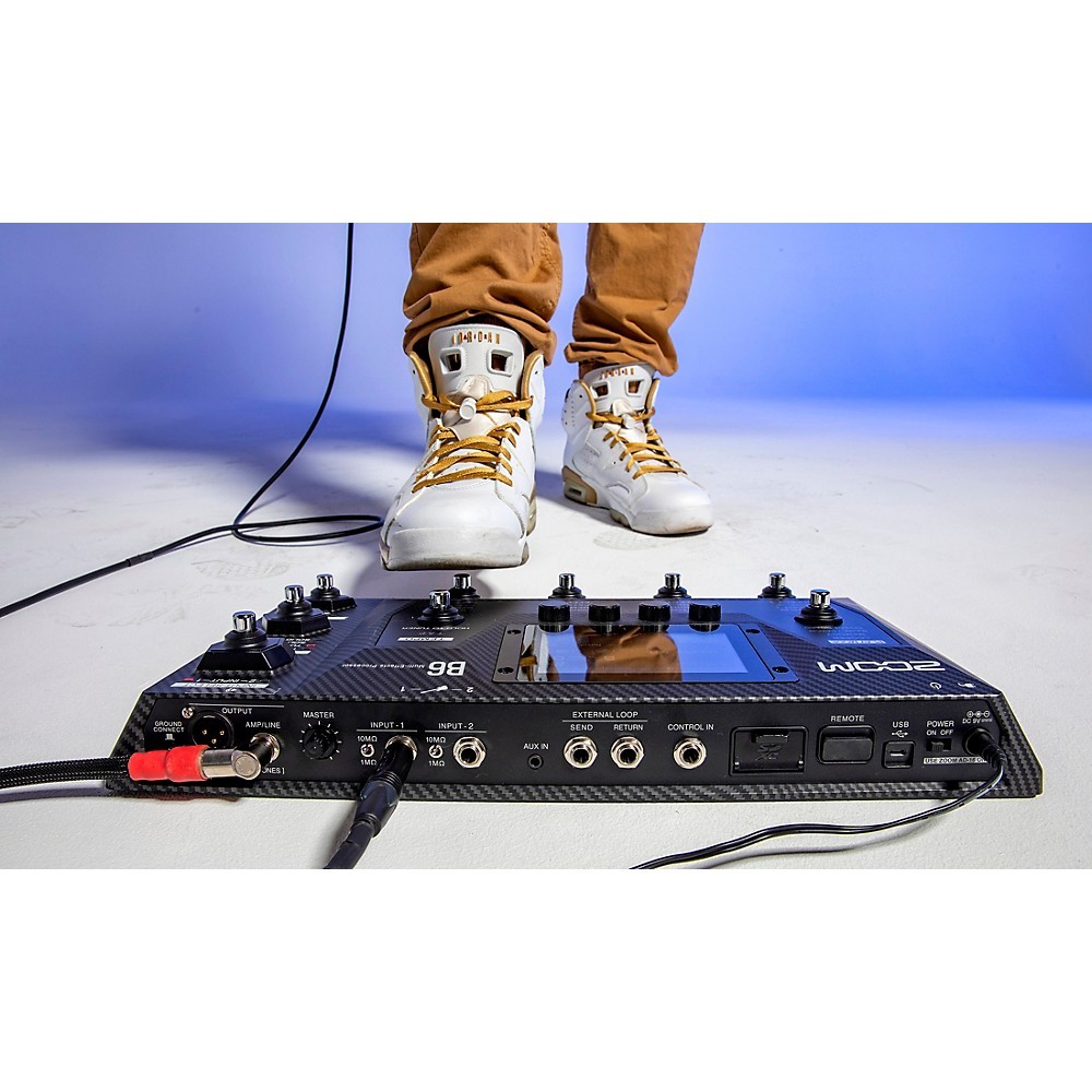 Zoom B6 MultiEffects Processor for Bass Black