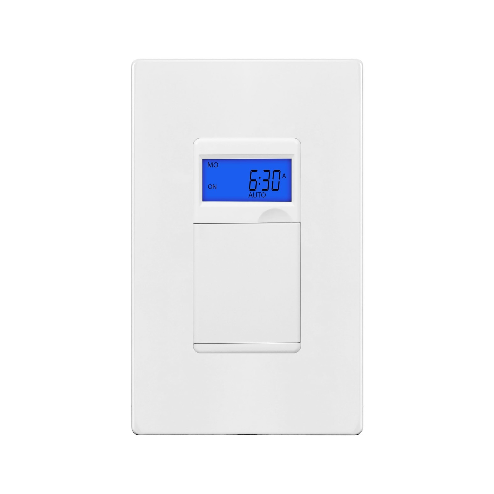 TG 7 Days Digital in-Wall Programmable Timer Switch for Lights, Fans, and Mot...