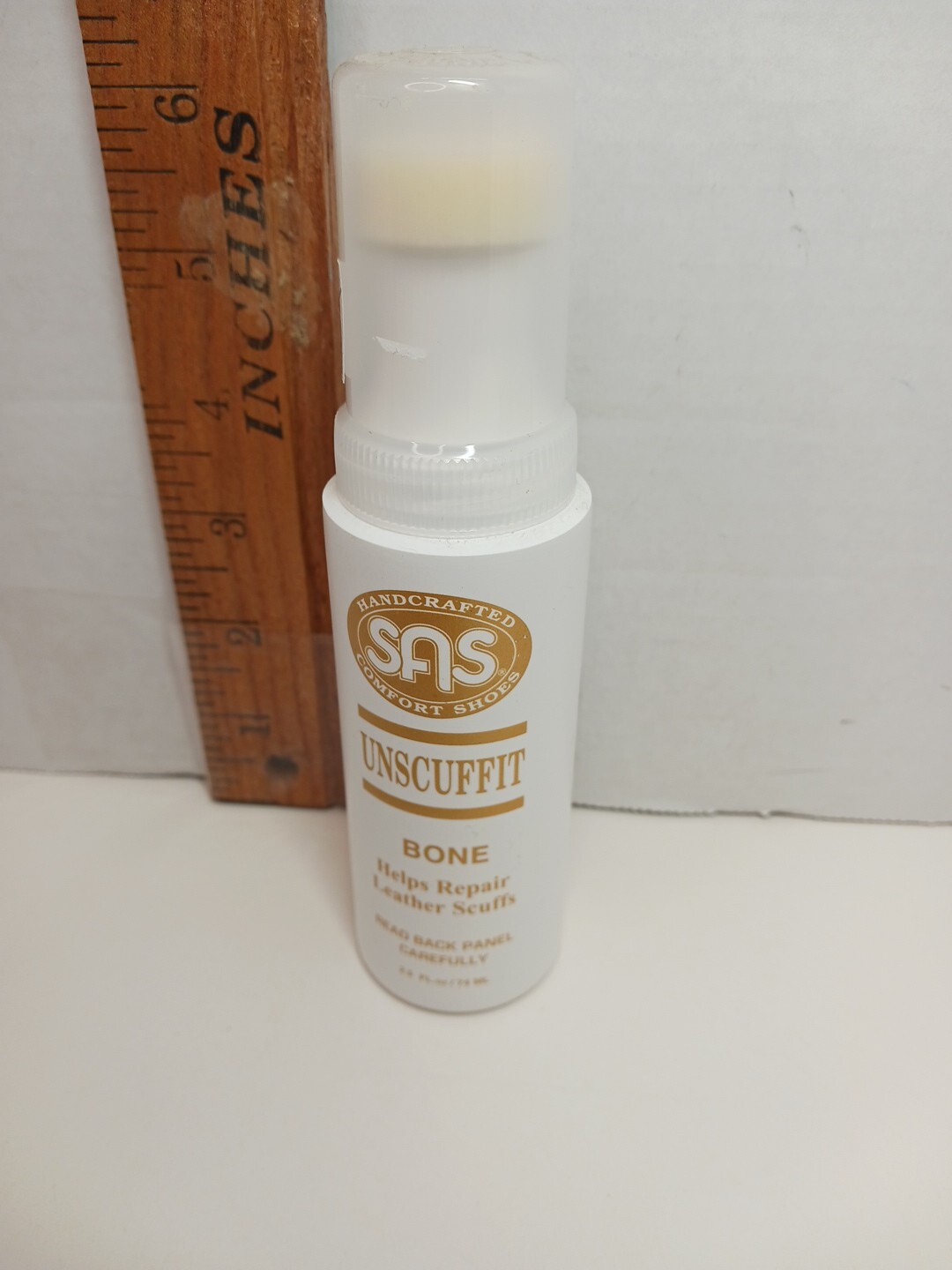 SAS Unscuffit Leather Scuff Repair Dobber Bone 2.5 Oz 2008