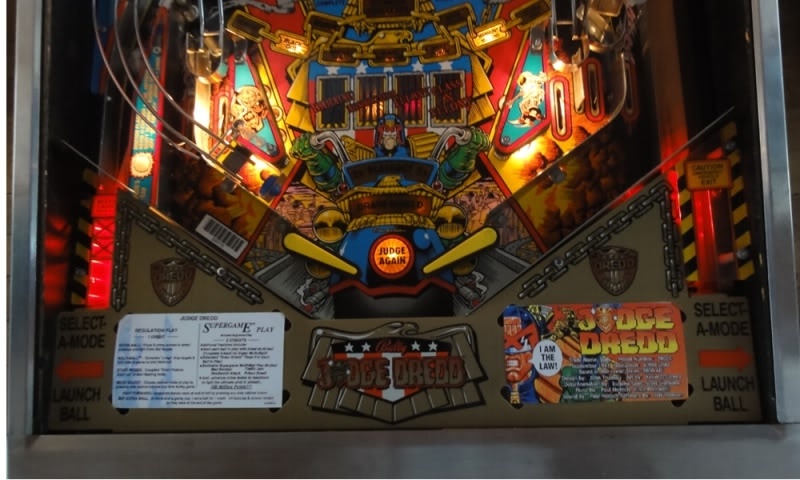 Judge Dredd Pinball Shooter Lanes Light Mod Kit add-on