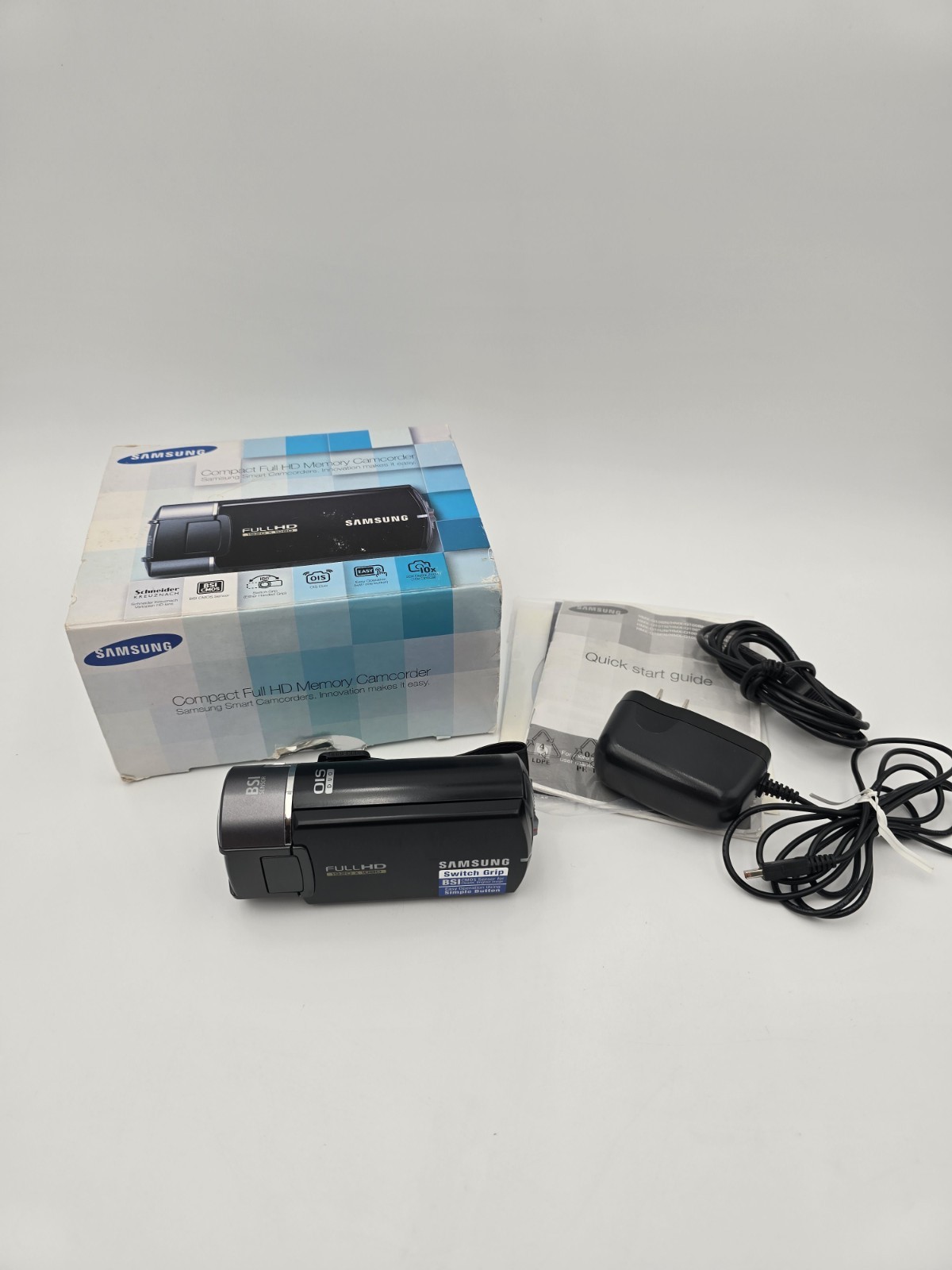 Samsung Digital Camcorder HMX-Q10BN/XAA Full HD 20X Zoom C97