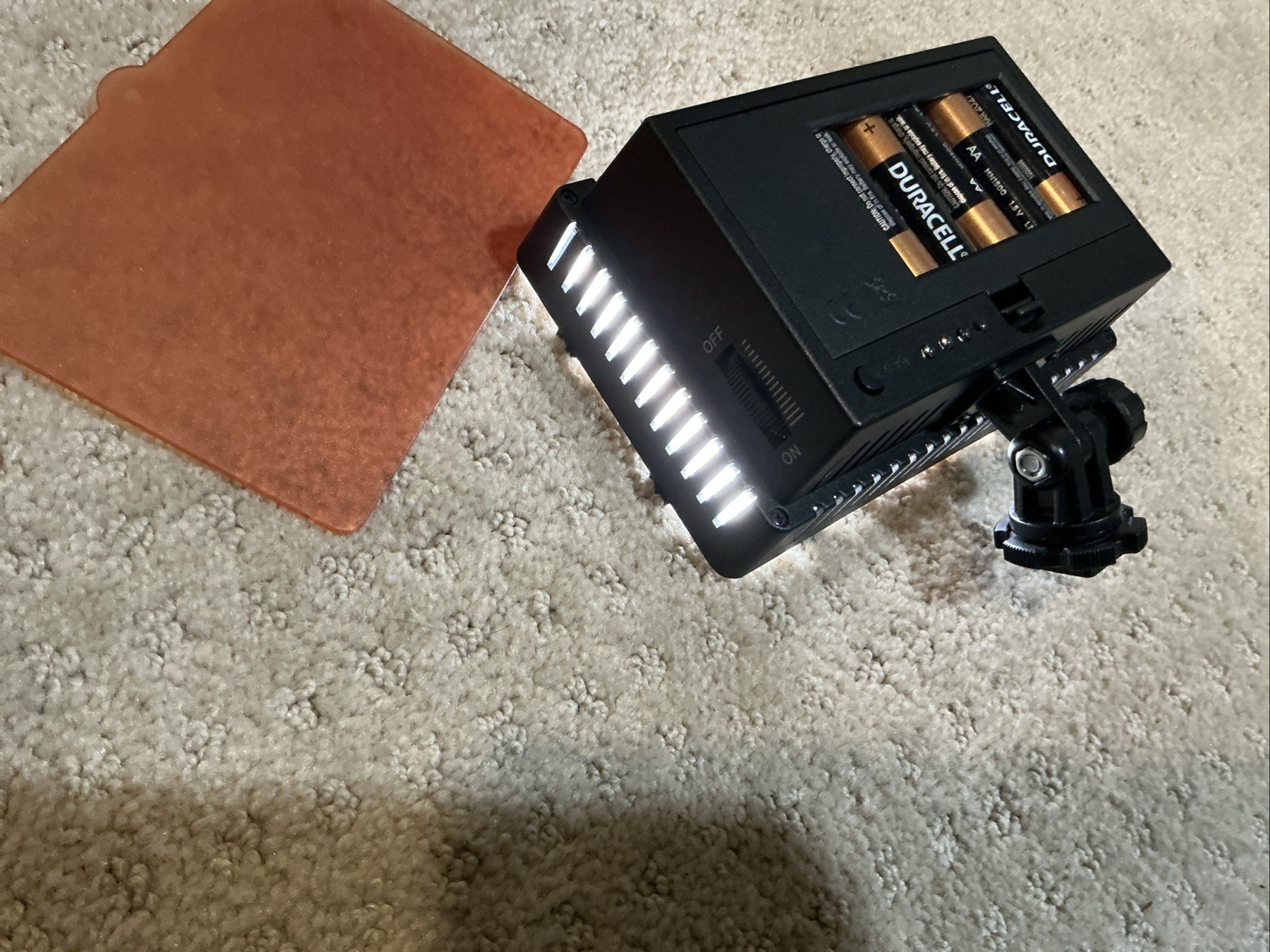 Neewer CN-160 Light CN160 Missing white filter