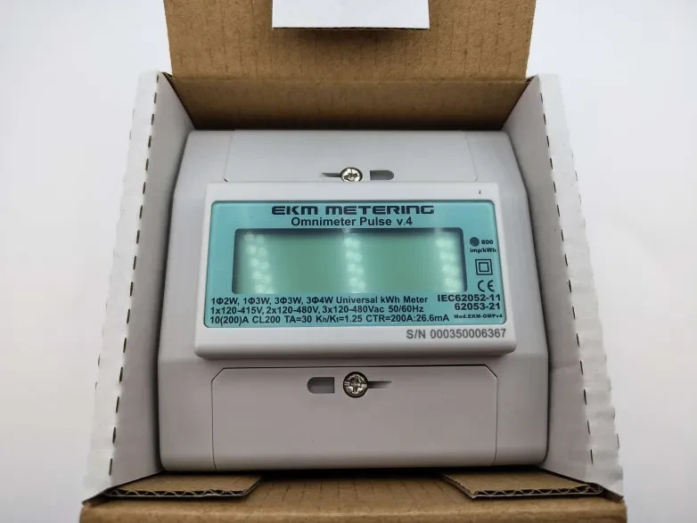 EKM Omnimeter Pulse v.4 120-480 volt 1-phase /3phase Universal  50/60Hz #27