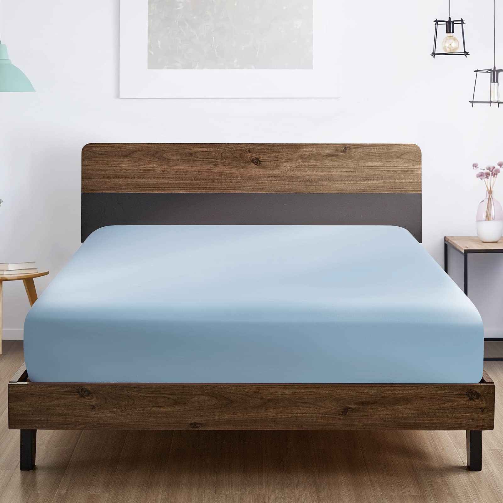 Full Fitted Sheet - Hotel Quality Fitted Sheet - Ultra Soft & Breathable - Br...
