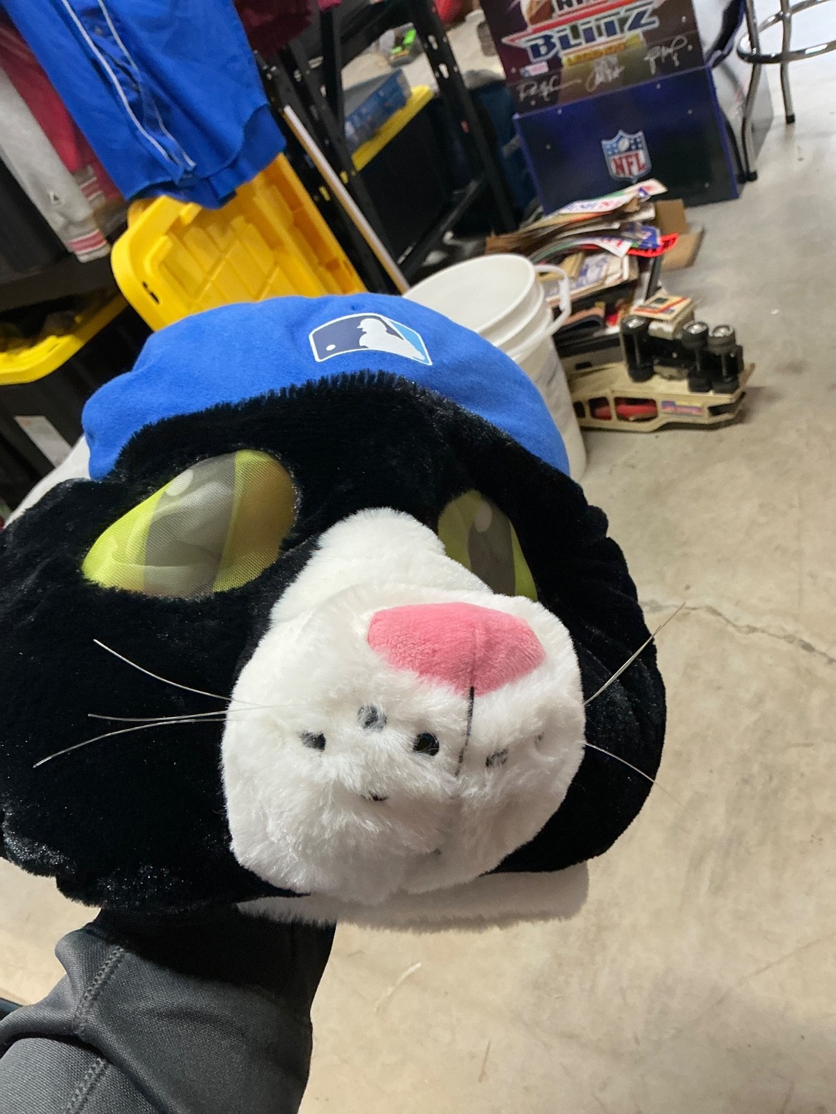 DJ Kitty Mascot Head Tampa Bay Devil Rays Baseball