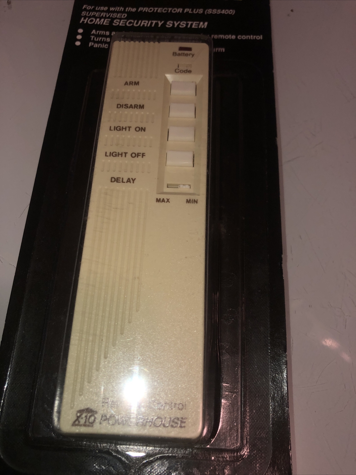 X-10 Remote Control HT544 Powerhouse Protector Plus Wireless @B