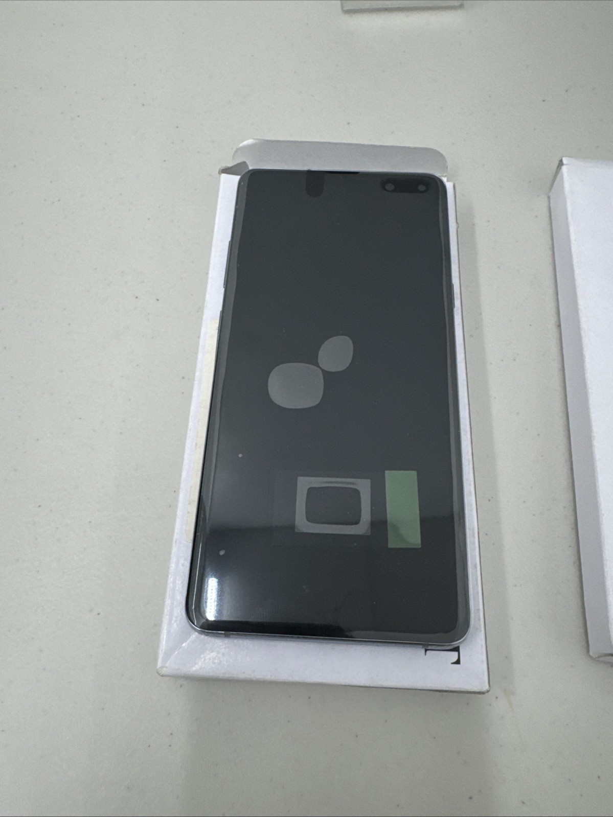 OLED Assembly With Frame For Samsung Galaxy S10 5G (Crown Silver ) (Srvc Pk)