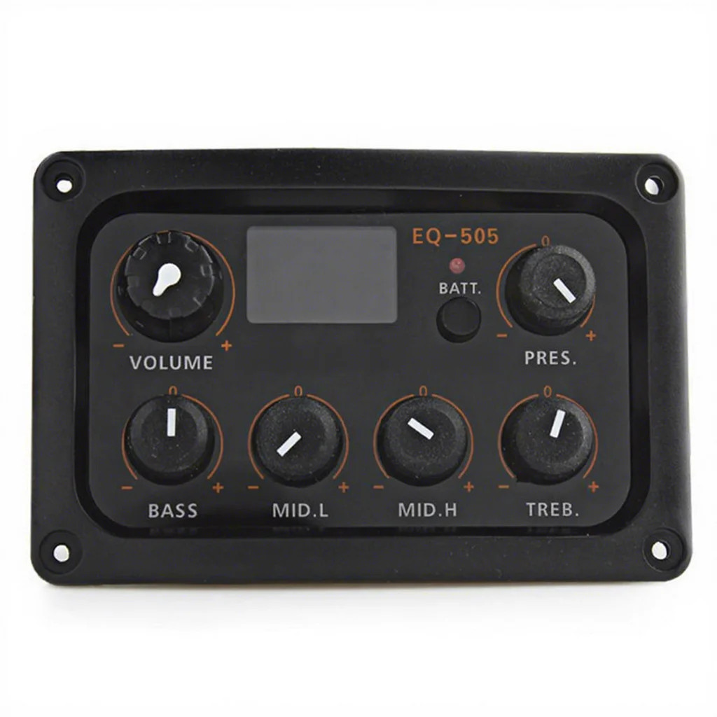 Joyo Guitar Equalizer EQ-505 5 Band EQ With Color Silicon Buttons