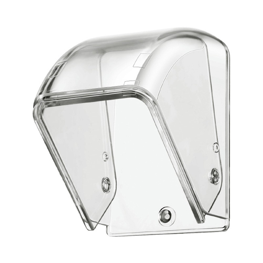 Easily Installed Weather Resistant Doorbell Cover with Key Holder Feature