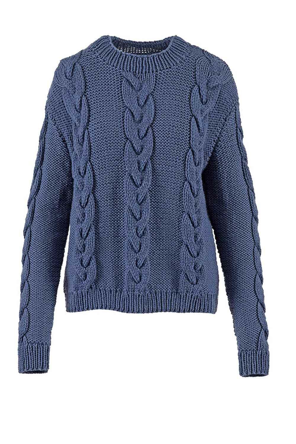 Pullover - Lang Yarns Glory - Model Package Knitting Package With Instructions