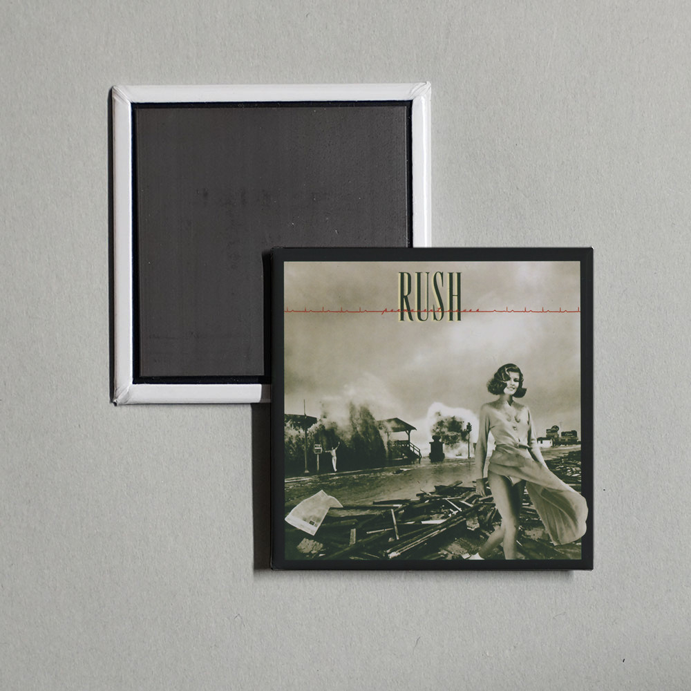 Rush - Permanent Waves Album Cover Locker Fridge Magnet