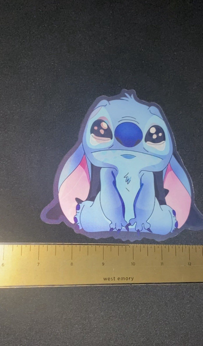 Lilo & Stitch 3D Lenticular Anime Motion Car Sticker Decal Peeker