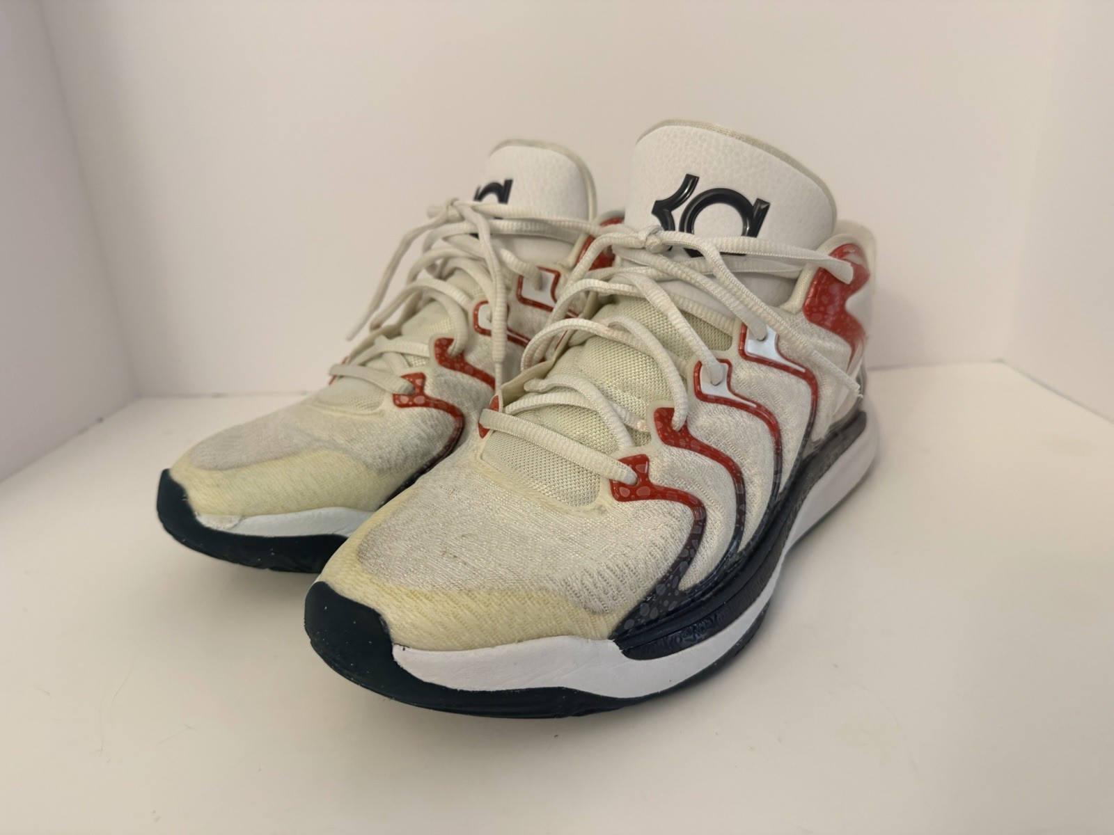 Nike Kevin Durant KD 17 USA White Obsidian University Red FJ9487-101 sz 10 Men's