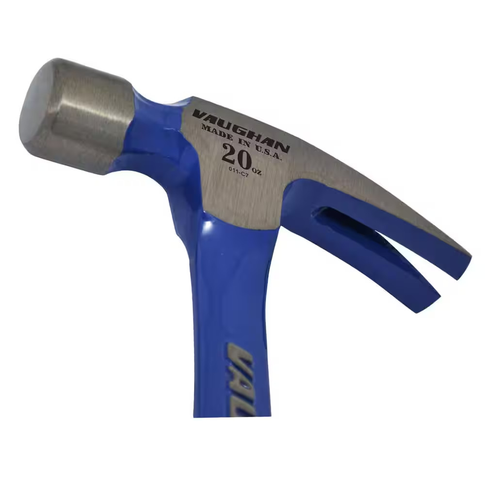 20 Oz.. Smooth Face Solid Steel Rip Hammer, 14 in Steel Handle