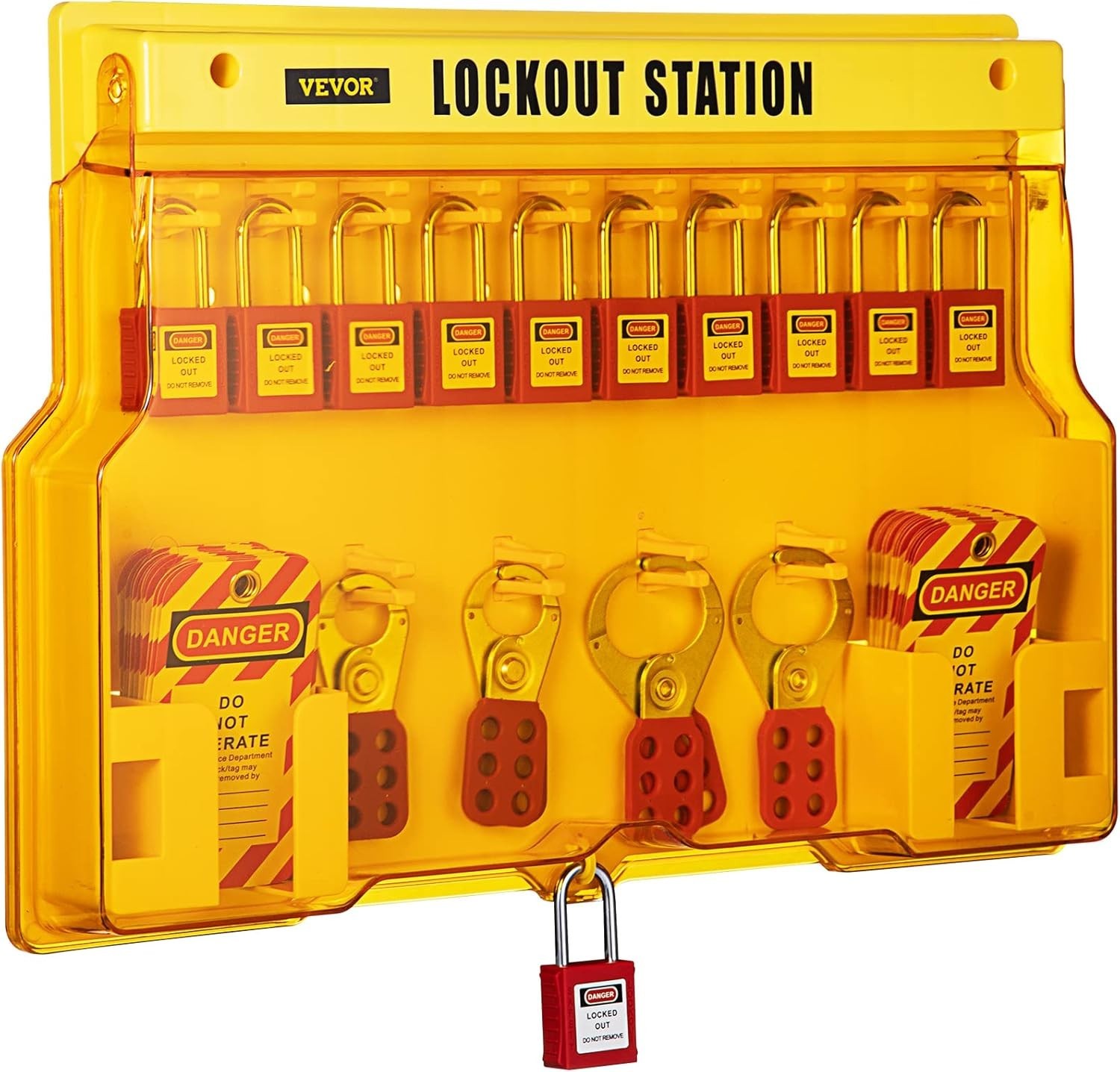 58 PCS Lockout Safety Devices for Industrial Electrical Work and Maintenance