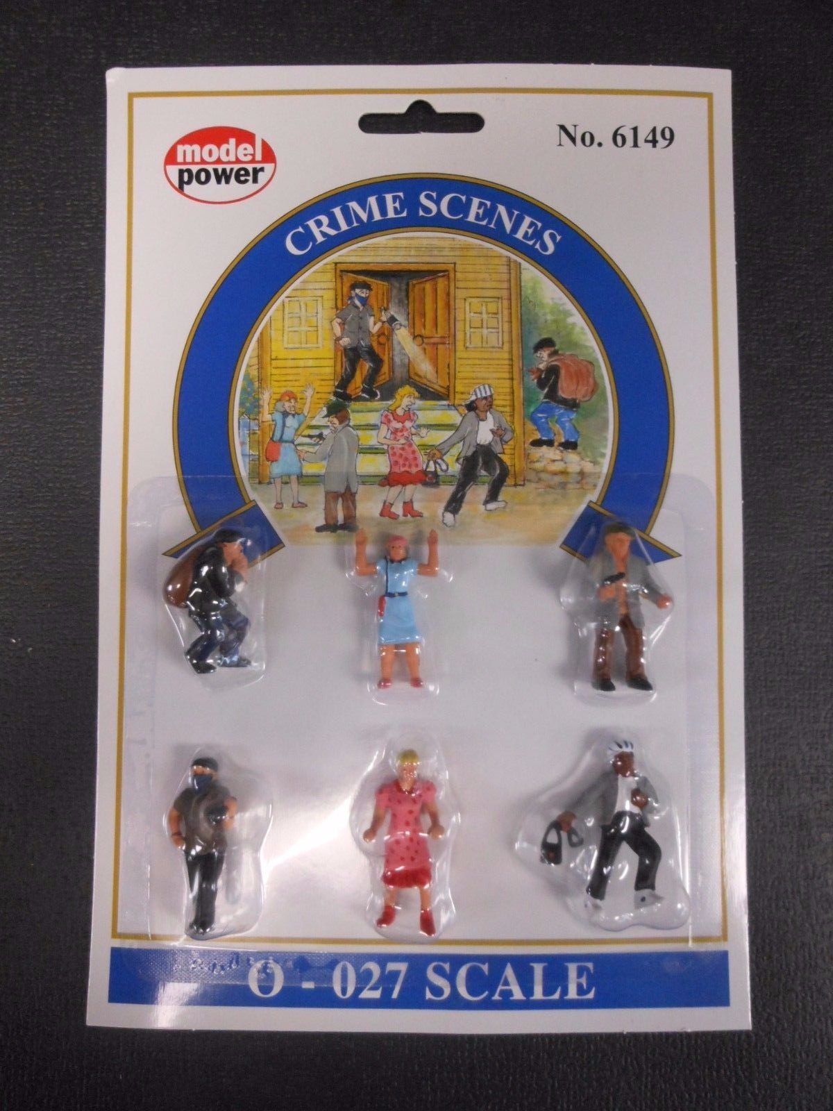 Model Power O Scale Crime Scenes Pack (6 Figures) - MP6149