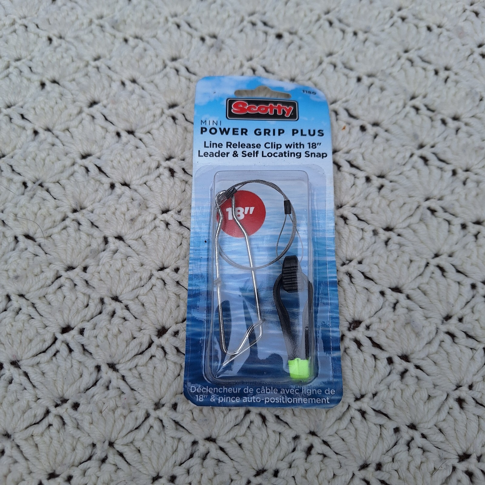NEW Scotty 18" Mini Power Grip Plus Downrigger Release Trolling - 1180