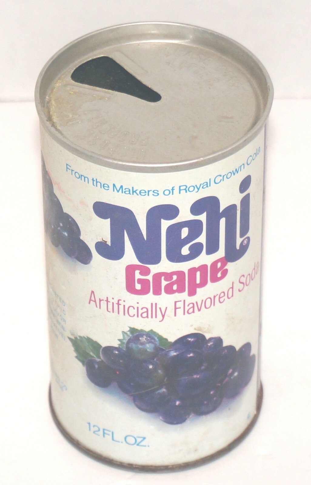 Vintage Nehi Grape Soda 12FL. OZ. 4.75" High Empty Can Without Tab