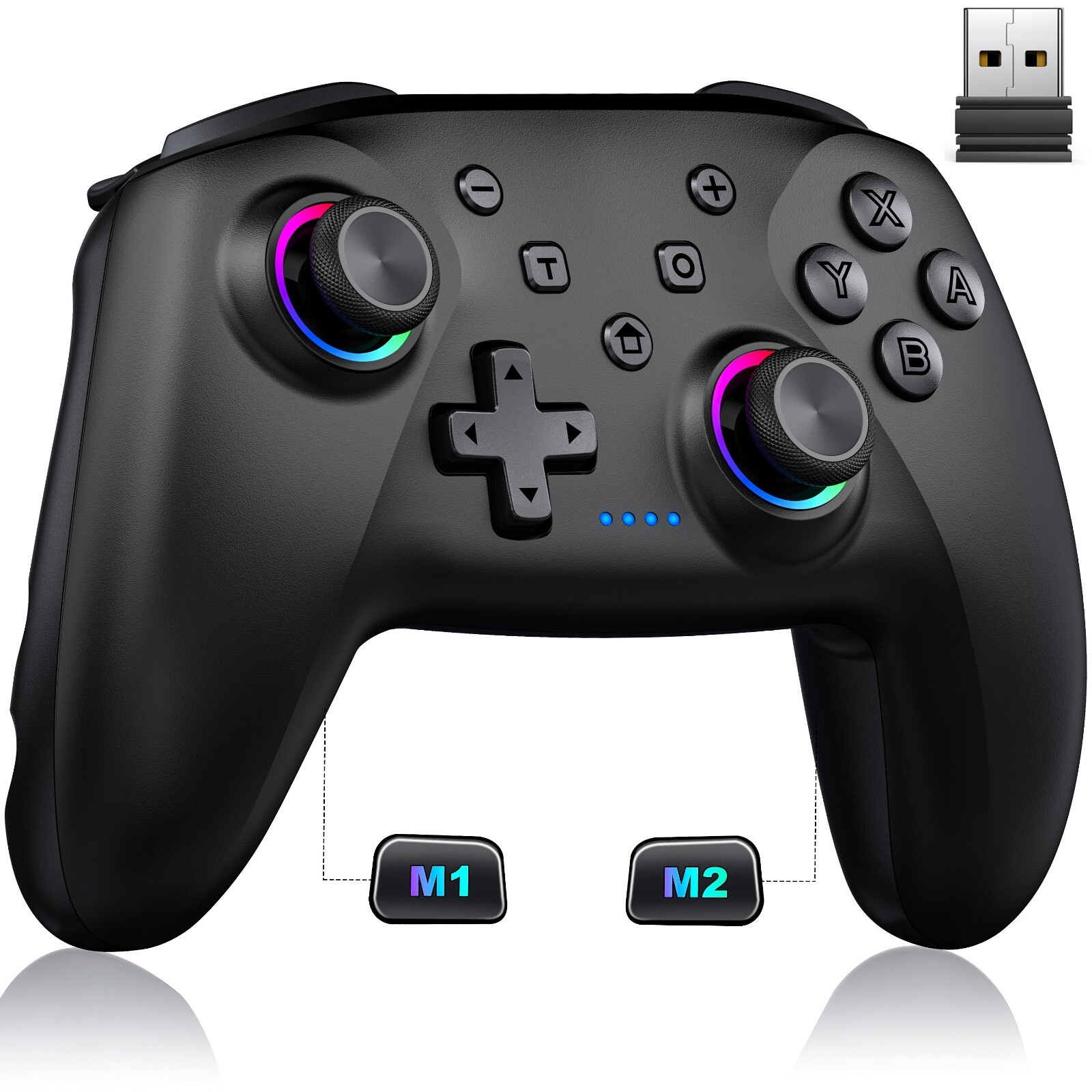 Wireless Controller for PC,Switch OLED/Lite,iOS,Android Bluetooth Controller