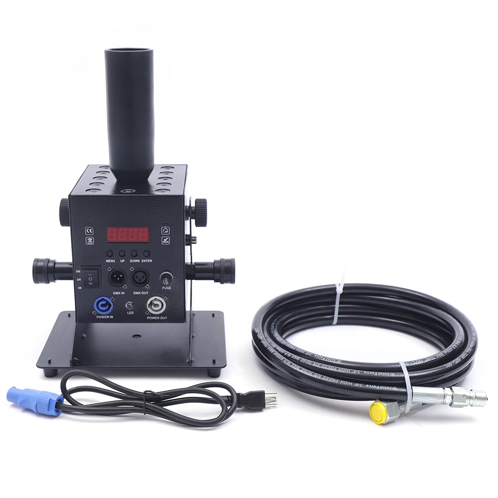 2 Pack LED CO2 Jet Smoke Machine & 6m Hose CO2 Cannon DMX Blaster DJ Disco Stag