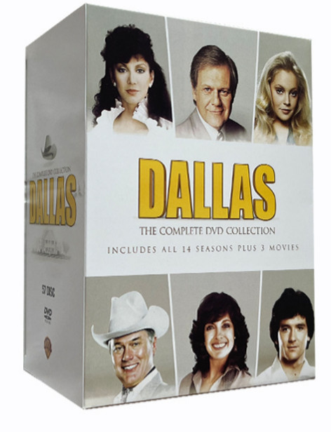 DALLAS THE COMPLETE TV SERIES SEASONS 1–14, (DVD 57 DISC BOX SET) Free Ship